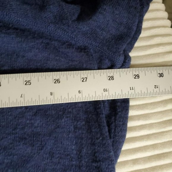 Torrid Tunic Sweatshirt Womens 4 (26) Blue Super Soft Plush Cowl Neck Raglan - Picture 10 of 12